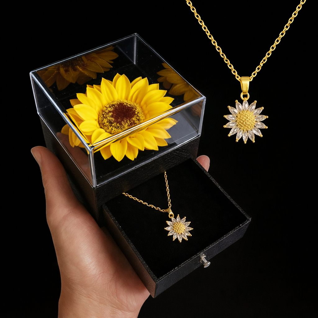 Eterno Girasol™ – Collar + Caja Sorpresa”