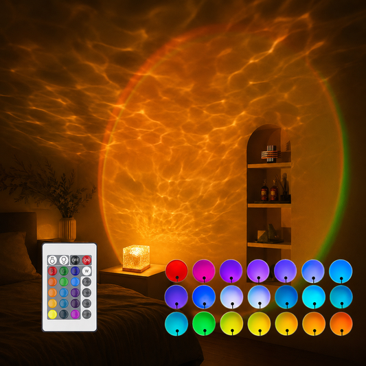 Aurora Infinita™ – Lámpara Boreal 24 Colores + Control