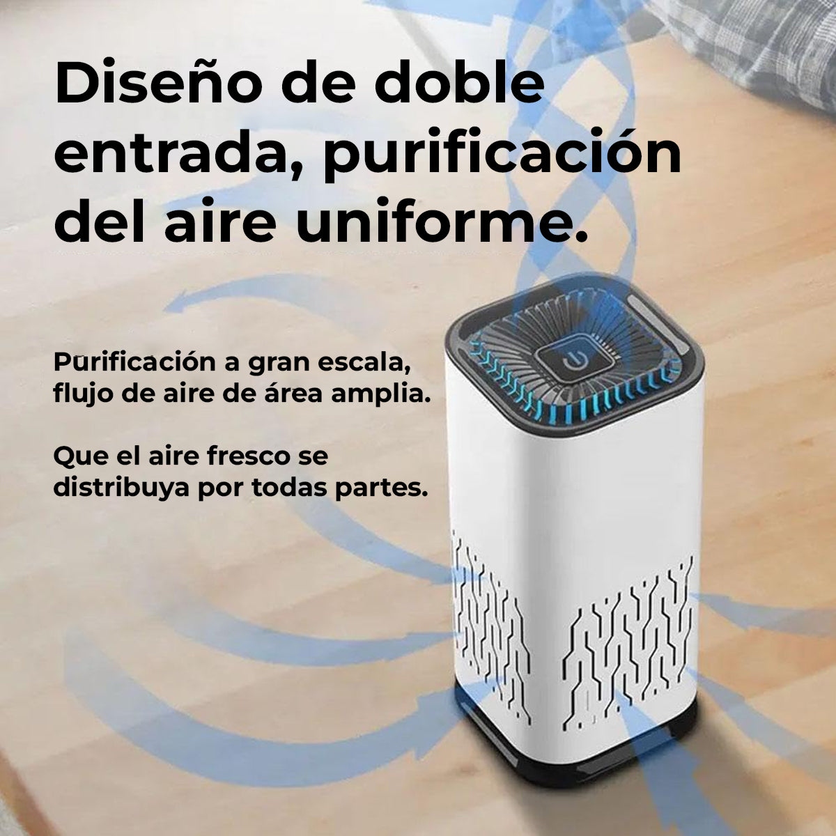 AirePure™ – Mini Purificador de Aire Portátil HEPA 13
