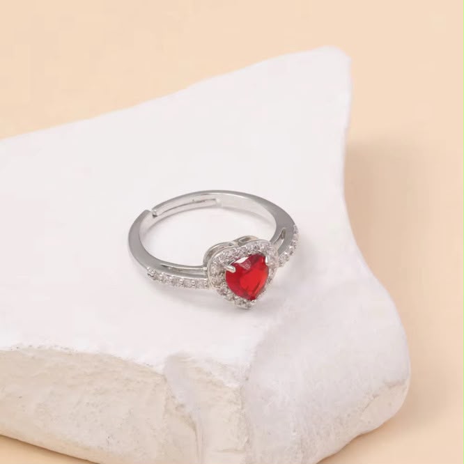 Pasión Infinita™ – Set Esfera Roja + Anillo de Corazón