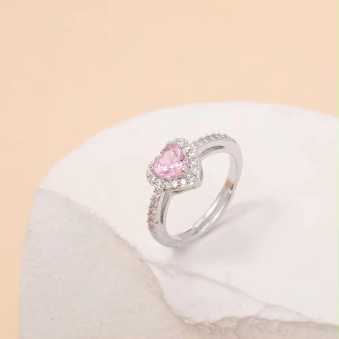 Dulce Encanto™ – Set Esfera Rosada + Anillo de Corazón