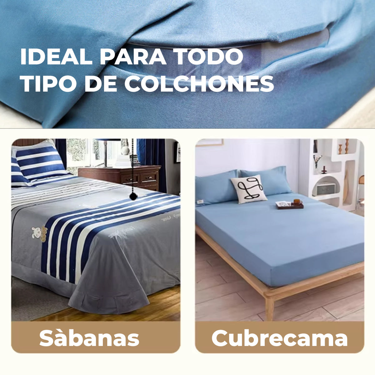 Sujetadores de Sábanas KIT x4