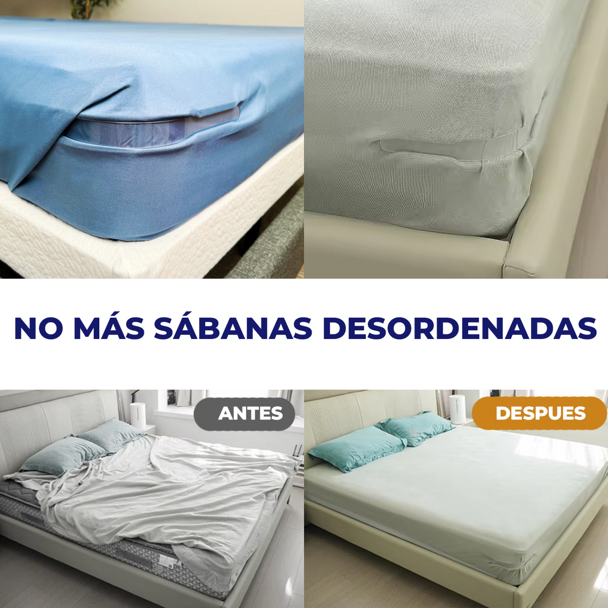 Sujetadores de Sábanas KIT x4
