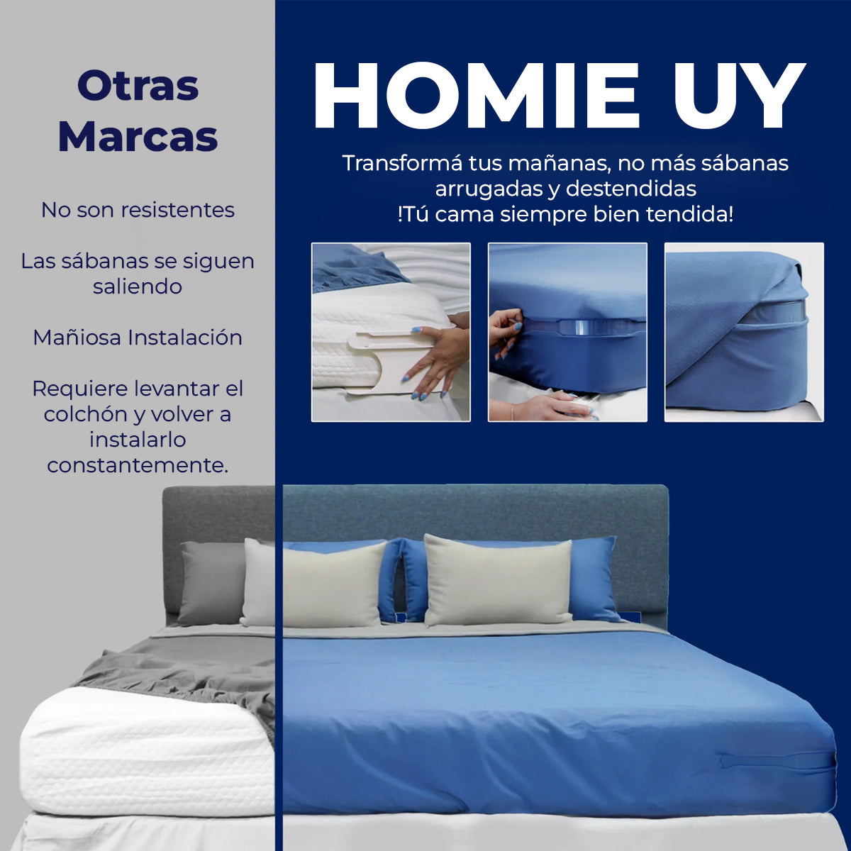 Sujetadores de Sábanas KIT x4