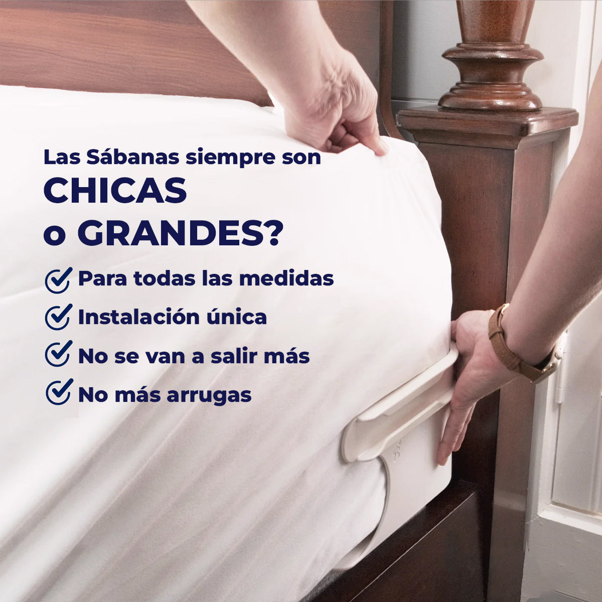 Sujetadores de Sábanas KIT x4