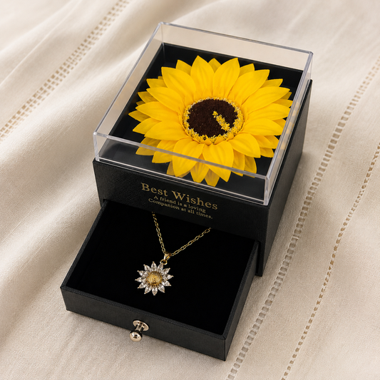 Eterno Girasol™ – Collar + Caja Sorpresa”