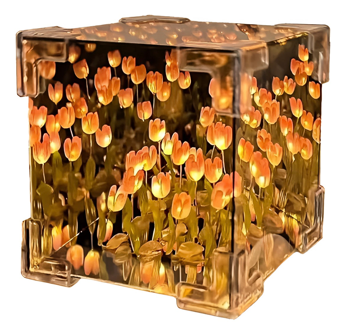Lampara de Tulipanes Infinitos Rosa