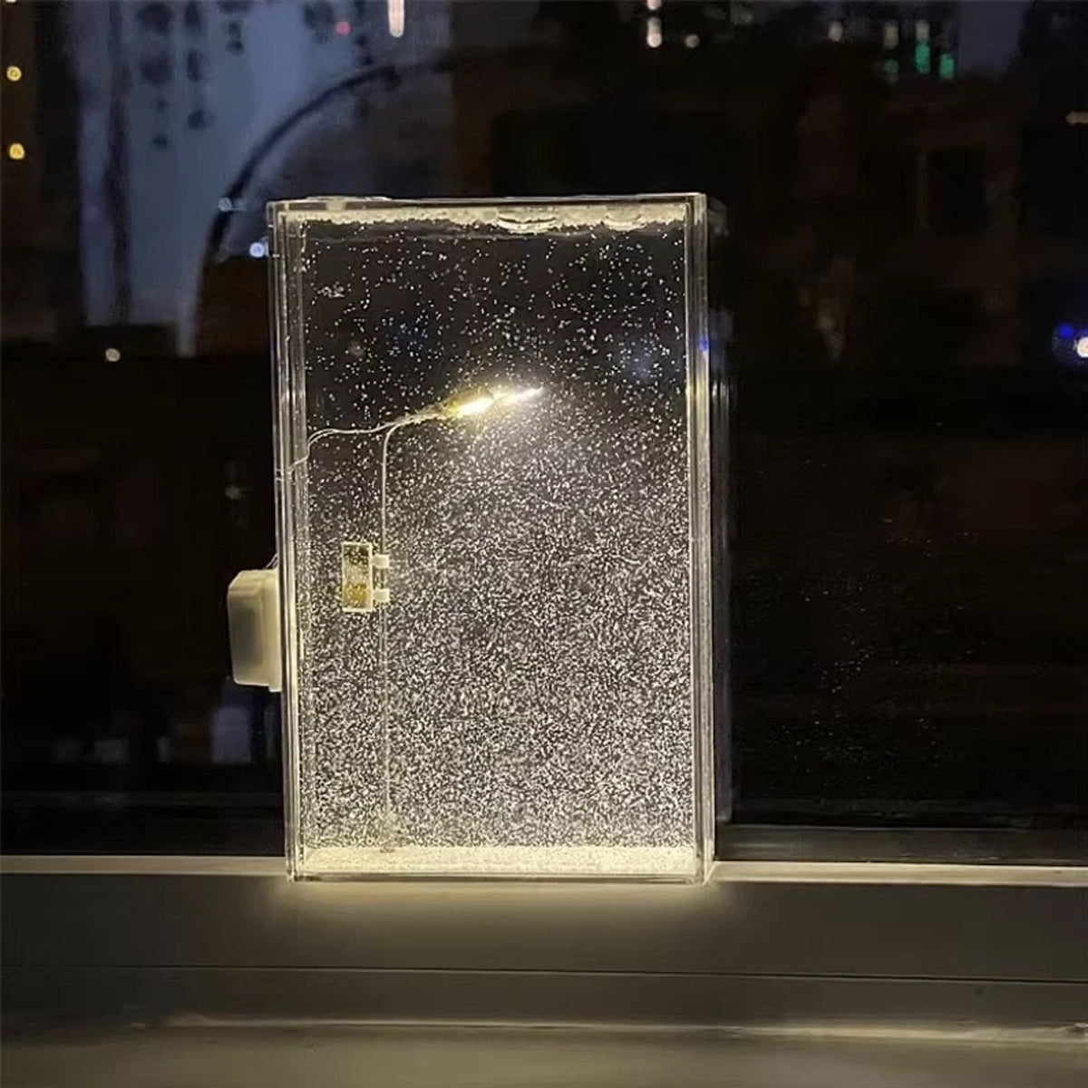 Lampara Mágica Farol Nevando