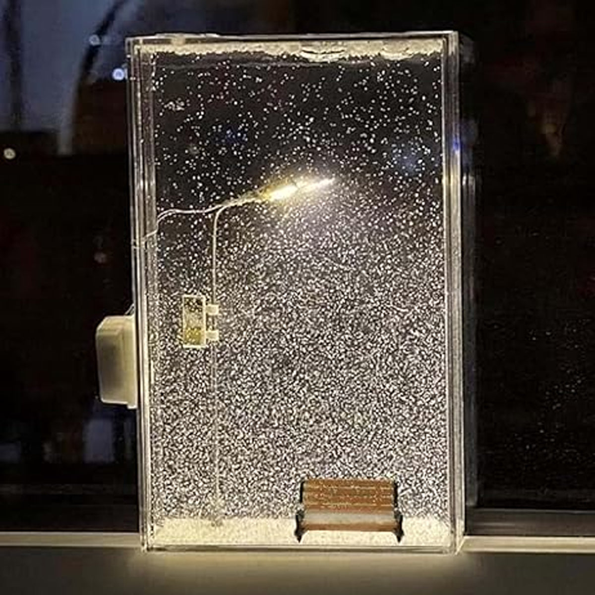 Lampara Mágica Farol Nevando
