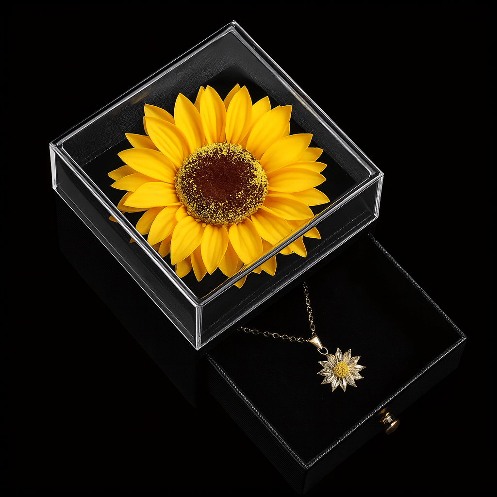 Eterno Girasol™ – Collar + Caja Sorpresa”