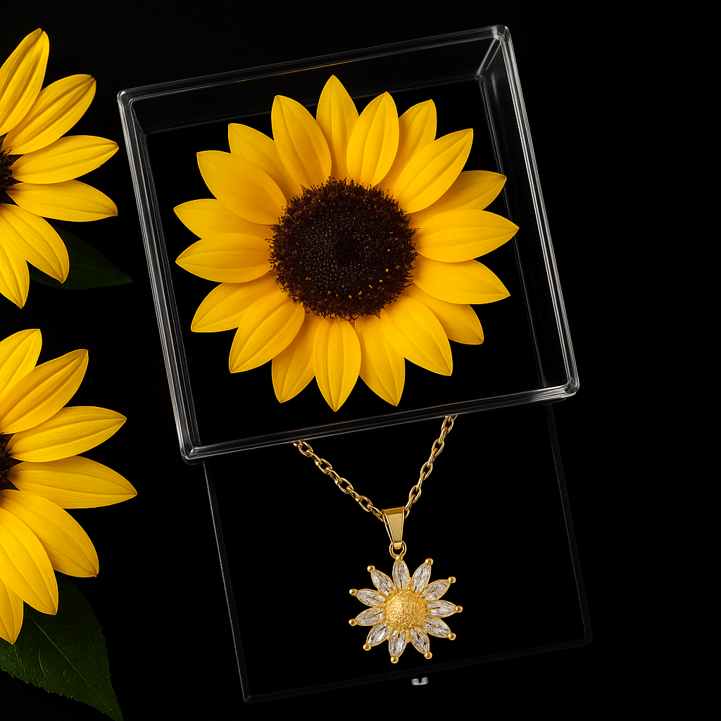 Eterno Girasol™ – Collar + Caja Sorpresa”