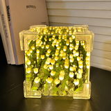 Jardín Eterno™ – Lámpara de Tulipanes DIY Amarilla