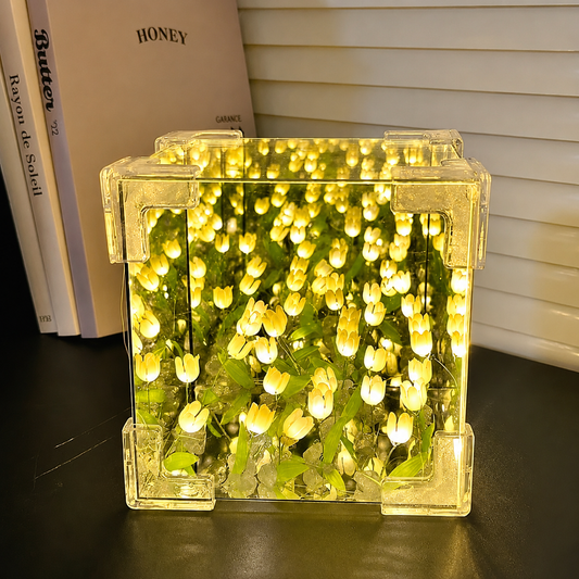 Jardín Eterno™ – Lámpara de Tulipanes DIY Amarilla