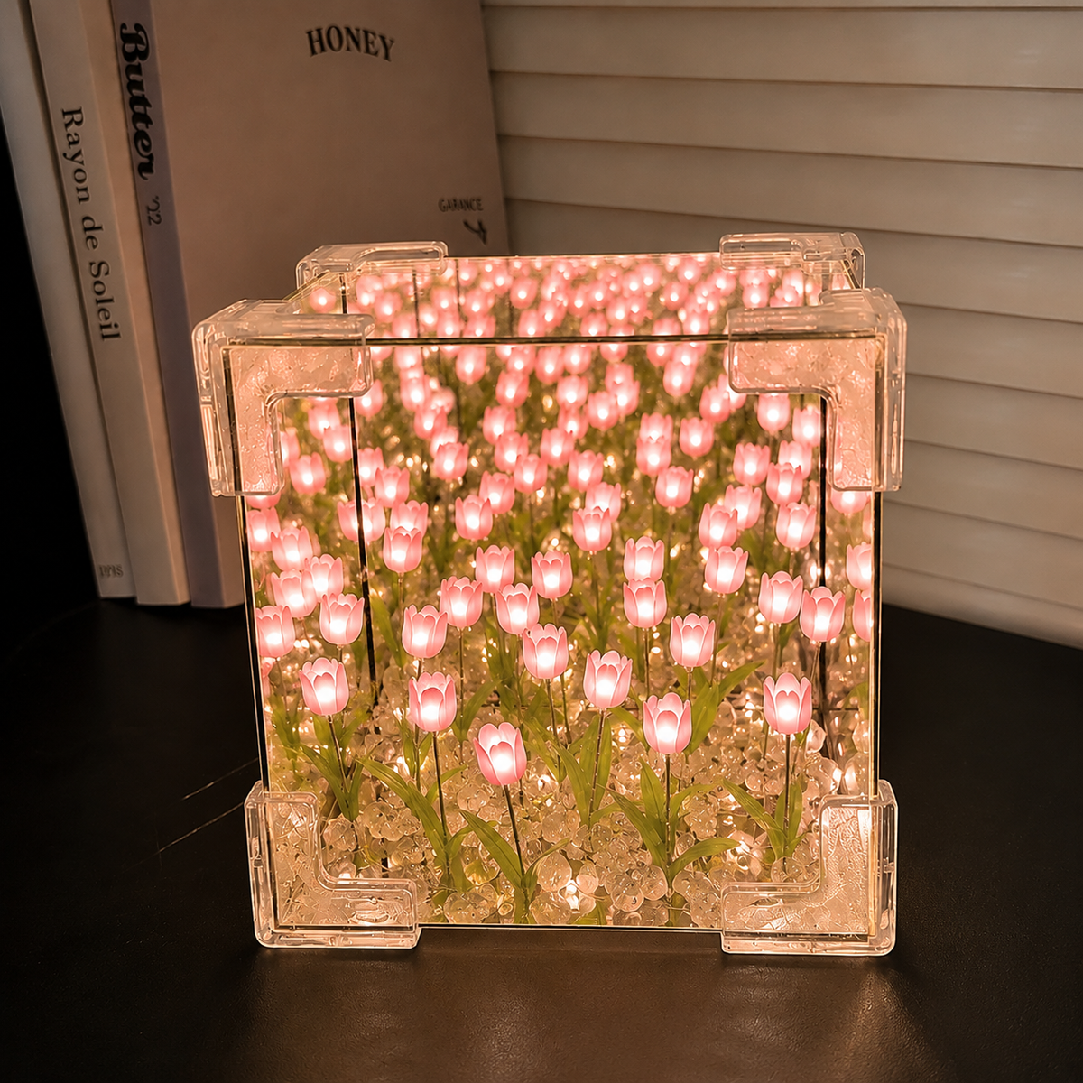 Jardín Eterno™ – Lámpara de Tulipanes DIY Rosa